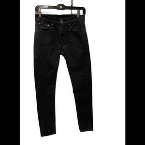 Vintage Levi’s , skinny taper, water<less 28-30 black